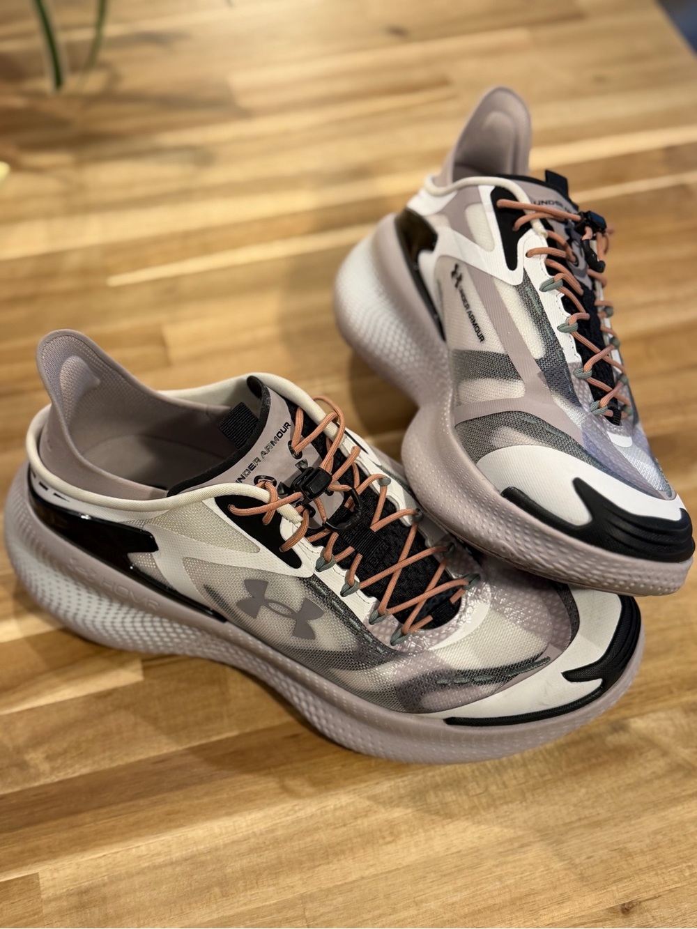 Under Armour Women’s Pink and Black Athletic Running Shoes